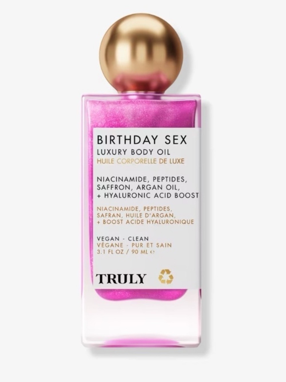 TRULY Birthday Sex Luxury Body Oil 3.1oz NEW